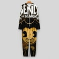 thumbnail image 6 of Bendy And The Ink Machine Unisex Onesie Pajamas Zipper Jumpsuit Hooded One Piece Sleepwear for Family Mens Womens, 6 of 8