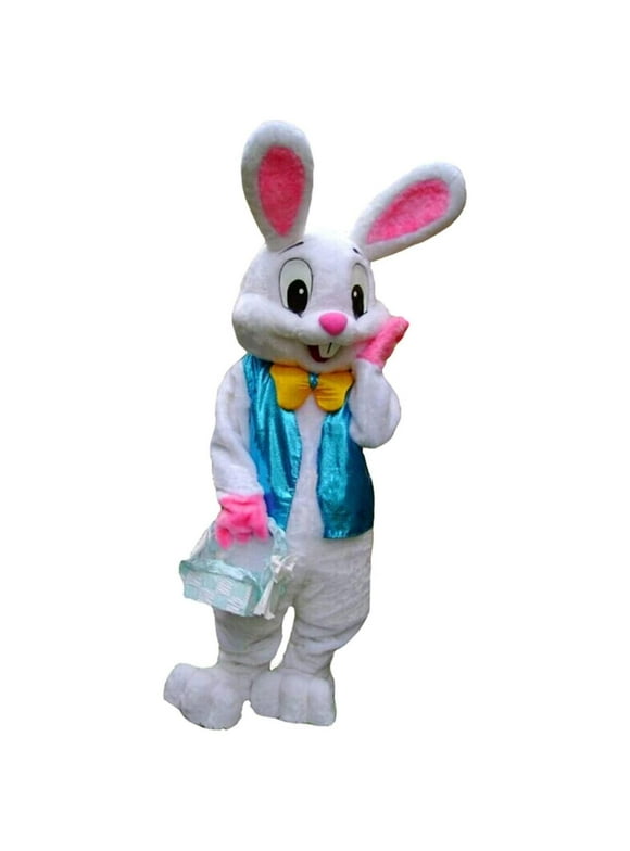Easter Rabbit Bunny Rabbit Mascot Costume Adult Size Fancy Dress Halloween Easter Decorations Clearance