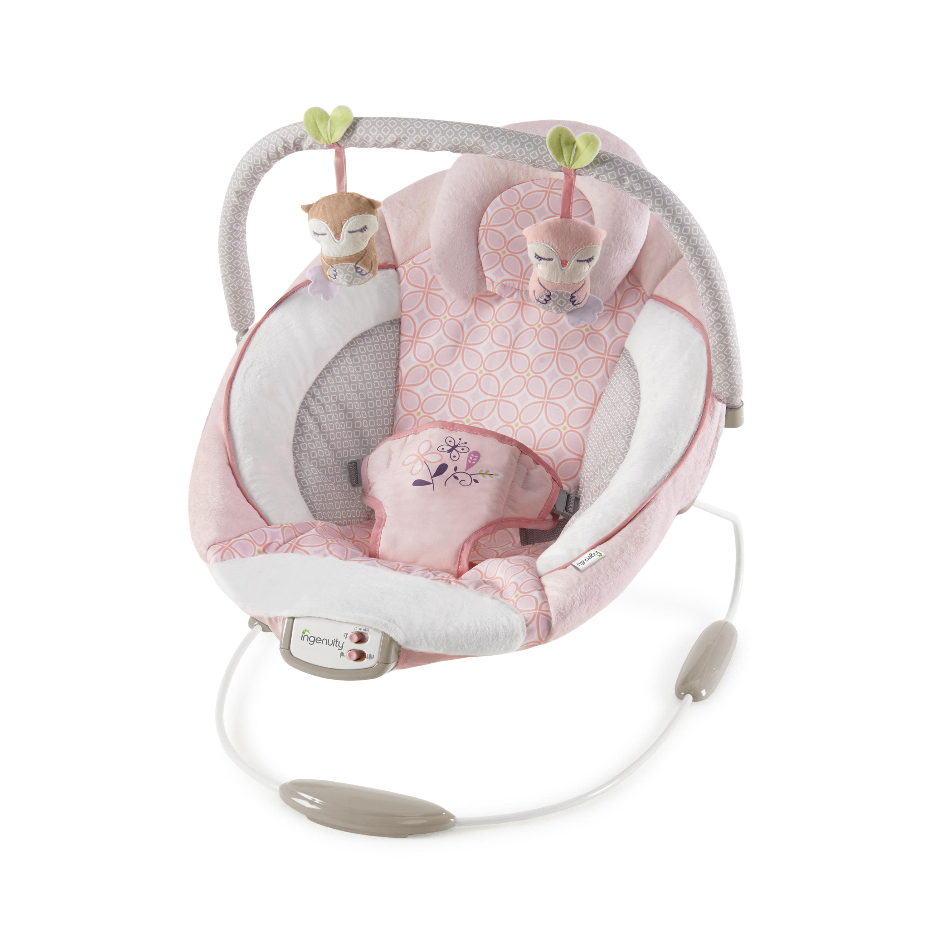 pink baby bouncer