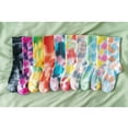 thumbnail image 4 of Duoif Socks for Women Adult Fall and Winter New Tie Dye Mid Calf Socks Couple Socks Street Personality Hip Hop Skateboarding Socks Mens Socks A, 4 of 4
