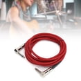 thumbnail image 4 of Cable de guitarra cable de amplificador de guitarra eléctrica de 635 mm de ángulo recto a ángulo recto de 1/4 " cable de instrumento para guitarra, 4 of 8