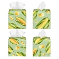 thumbnail image 2 of Balery Fresh Sweet Corn Porta Pañuelos de Cuero con Estampado – Funda Moderna Cuadrada para Caja de Pañuelos, Dispensador 5x5x5'', 2 of 7
