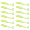 thumbnail image 3 of Señuelo suave de silicona, 15 piezas de señuelos blandos de silicona, aparejos de pesca, señuelos de pesca blandos, construcción robusta, 3 of 8