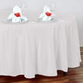 thumbnail image 4 of BalsaCircle 10 Pieces 108" Ivory Round Polyester Tablecloths Fabric Table Cover Linens, 4 of 7