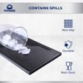 thumbnail image 4 of Bar Mat 12" x 6" Black Bar Service Spill Mats Countertop (2 Pack), 4 of 9