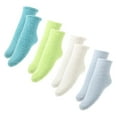 thumbnail image 5 of KALLORY 4 Pairs Women’s Winter Slipper Socks Coral Fleece Warm Cozy Indoor Socks for Cold Weather, 5 of 8