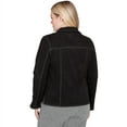 thumbnail image 2 of Alfred Dunner Womens Petite Print Lining Faux Suede Jacket, 2 of 4