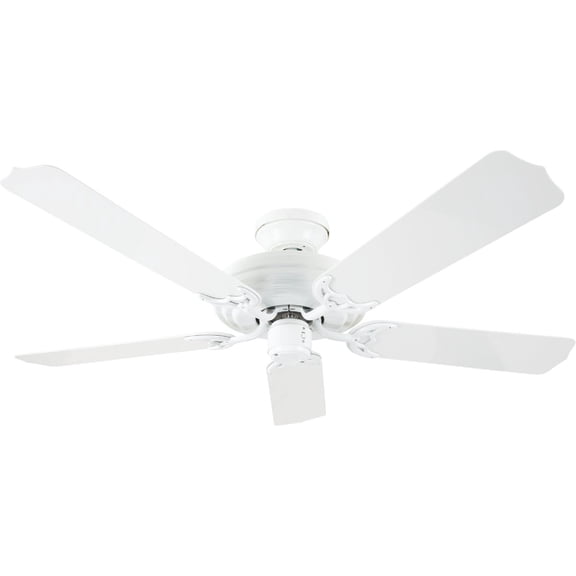 Hunter Sea Air Indoor/Outdoor Ceiling Fan - Pull Chain Control - 52 in, White