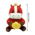 thumbnail image 3 of Adorable Red Horse Plush Toy – Soft Stuffed Animal Doll for Kids, Cute Cartoon Character, Perfect Gift for Boys & Girls, 12 Inch Huggable Cuddly Toy for Playroom, Nursery, or Bedtime Comfort, 3 of 6