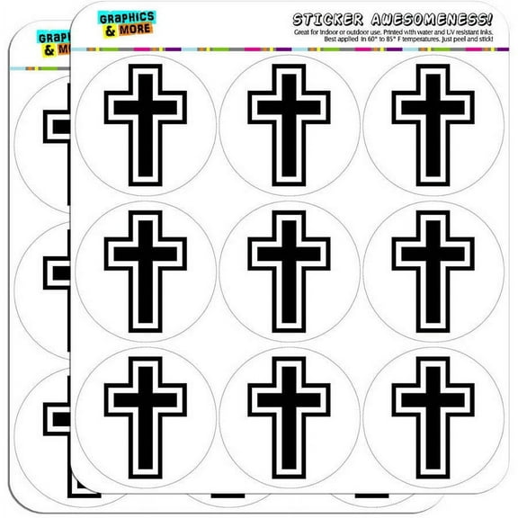 Cross Christian Religious 18 2" Planner Calendar Scrapbooking Crafting Stickers
