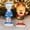 2PCS, variant on 2pcs Heat and Snow Miser LED Lighted Blow Mold Outdoor Christmas Decor