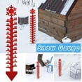 thumbnail image 1 of Medidor de Nieve de Hierro Forjado, Medidor de Copos de Nieve Navideños, Medidor de Nieve de Metal, Tamaño Apilable, Medidor de Lluvia Navideño, Decoración para Exteriores, Regalo, 1 of 6