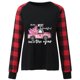 thumbnail image 1 of Puntoco Camiseta Suelta Estampada de Invierno para Mujer Blusa de Manga Larga Cuello Redondo Tops Casuales Puntoco Puntoco-8093, 1 of 3