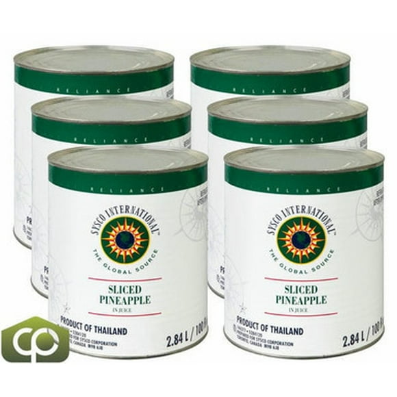 Sysco Reliance Pineapple Sliced Juice 2.84L/96 oz (6/Case)