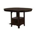 thumbnail image 3 of Lavon 5-piece Counter Height Dining Room Set Espresso and Black, 3 of 5