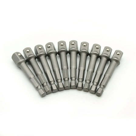 TMAX 10 pc 3/8 Inch Power Socket Extension Adapter Bit Set for Impact Driver