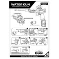thumbnail image 4 of Large Capacity Electric Water Guns with Realistic Muzzle Flame Perfect For Outdoor Water Activity And Poolside Play, 4 of 5