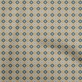 thumbnail image 1 of oneOone Silk Tabby Yellow Fabric Asian Kilim Fabric For Sewing Printed Craft Fabric By The Yard 42 Inch Wide, 1 of 5
