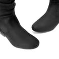 thumbnail image 5 of BURUDANI Women's Over The Knee Thigh High Winter Boots Color BLACK-SUEDE, Size 10, 5 of 7