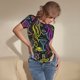 thumbnail image 3 of Fotbe Neon Bar Drinks Body de Mujer con Cuello Redondo y Mangas Cortas, Sin Mangas Ajustado, Suave, Cómodo y Básico-X-Large, 3 of 7