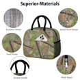 thumbnail image 4 of Camo and Branch Brown Pattern Insulated Leakproof Lunch Box for Work, Lunch Bag for Women Men, Loncheras Para Mujer for Beach Travel Picnic Camping, 4 of 6