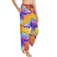 thumbnail image 2 of Junzan Magic Mushrooms Women'S Pajama Pants Drawstring Comfy Sleep Bottoms With Pockets, 2 of 9