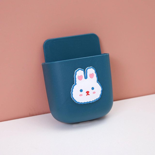 Remote control storage box, bedside mobile phone hanger, stationery, makeup brushes, wall-mounted shelves