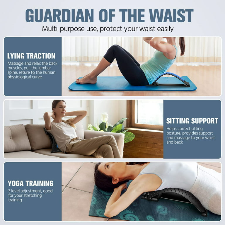 Back Stretcher / Cracker, Spine Board, Multi-Level Back Massager Lumba –  the allure you