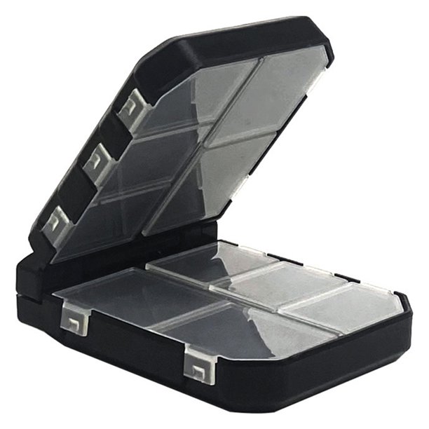 Caja de aparejos de pesca caja de almacenamiento de anzuelos gran capacidad 10/16 rejilla accesorio de pesca caja de utilidad portátil para pesca al aire libre
