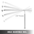 thumbnail image 4 of VEVOR 2 Step Handrail 304 Stainless Steel Stair Outdoor Use Metal Hand Rails for Steps, 150 x 80 cm, Silver, 4 of 9