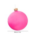 thumbnail image 3 of Bola inflable de Navidad con luz LED Bola decorada con PVC (Rosa 45 cm), 3 of 8