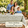Cpc Meadow Vine Block Printton Rectangle Tablecloth 60x90 Inch ...