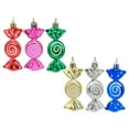 thumbnail image 2 of Adornos de dulces navideños Yuyangstore colgantes multicolor 6 piezas, 2 of 8