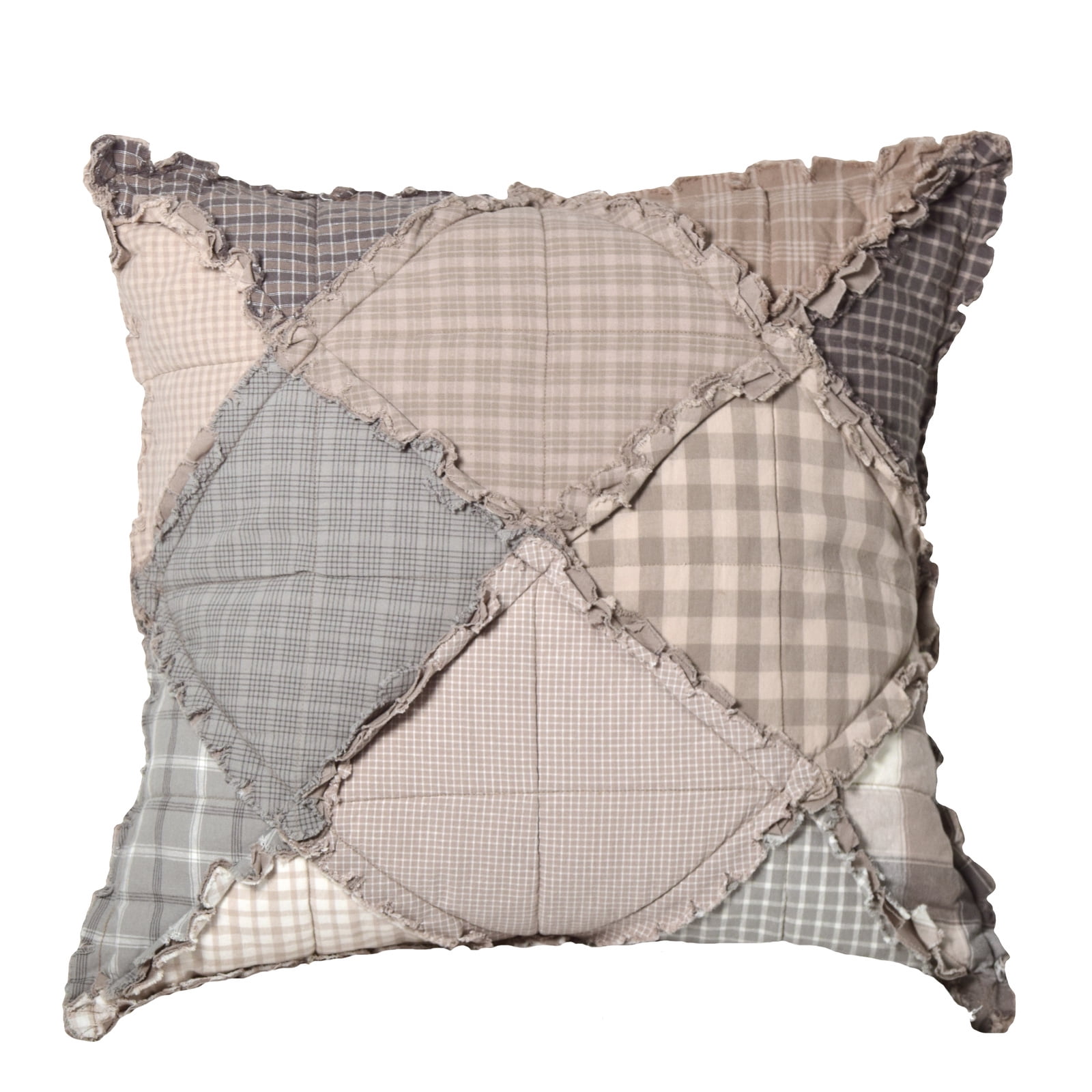 Throw Pillow - Smoky Mountain by Donna Sharp - Contemporary Decorative  Throw Pillow with Patchwork Pattern - Square - Walmart.com
