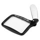 thumbnail image 5 of Lupa de mano plegable con 5 luces LED | Lupa 3X para personas mayores | Lente rectangular para pasar páginas | Mango plegable ligero | 4.35" x 1.52" | Alimentado por batería | Ayuda a la lectura, 5 of 8
