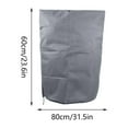 thumbnail image 3 of 2 Pcs Plant Covers Freeze Protection- 31.5 × 39.4 Inch Horizontal Shrub Tree Plant Protection Wraps Covers Bags Frost Blanket with Drawstring for Winter Outdoor Garden Plants, 3 of 8