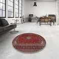 thumbnail image 4 of Ahgly Company Machine Washable Indoor Rectangle Traditional Dark Almond Brown Area Rugs, 2' x 4', 4 of 7
