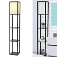 thumbnail image 3 of Shelf Floor Lamp with Shelves Standing Collection Without Bulb Simple Organizer Floor Lights for Bedside Bedroom NightStand Shop Reading Gloria Lámpara de pie de estantería, 3 of 9