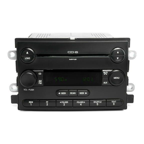 Restored Ford 07 Five Hundred Single OEM Original AMFM 6 Disc Mp3 CD Radio 7G1T-18C815-BA (Refurbished)