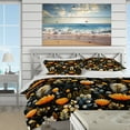 thumbnail image 3 of Designart "Boho Naturalist I" Beige Botanical Bedding Covert Set - Bohemian & Eclectic Bed Set With 2 Shams, 3 of 5