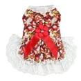 thumbnail image 1 of Atuendo dulce y elegante para mascotas para fiestas, bodas, días festivos y Navidad Vestido de princesa floral M, 1 of 8