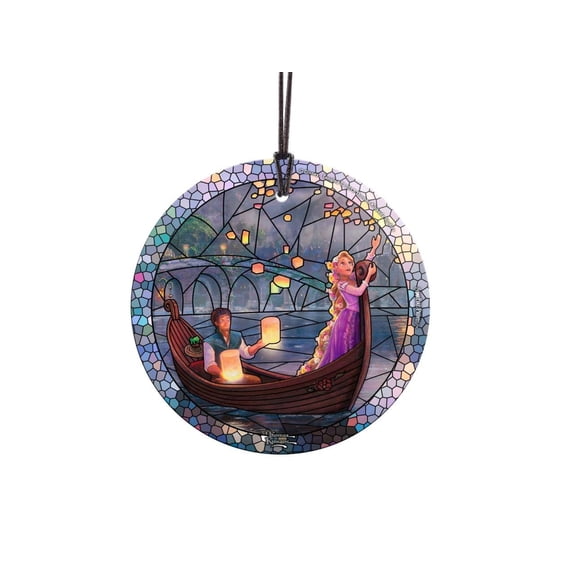 Disney (Tangled - Stained Glass) StarFire Prints™ Hanging Glass Print SPCIR731