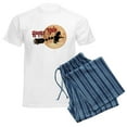 thumbnail image 6 of CafePress - Happy Yule Pajamas - Men's Light Loose Fit Cotton Pajama Set, 6 of 7