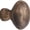 Antique Brass, variant on Deltana KE125U15A Knob, Oval/Egg Shape in Antique Nickel