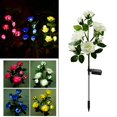 thumbnail image 1 of 2x Rose Lights Lámpara de Jardín Lámpara de Decoración para Terrazas Yotijar Luz de estaca decorativa, 1 of 10