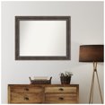 thumbnail image 6 of Amanti Art Custom Wall and Bathroom Mirror (31.5 x 39.5 in.), Rustic Pine Brown Frame, 6 of 7