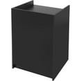 thumbnail image 4 of Wood Podium Stand Lectern, Hostess Stand with Drawer Pulpit with Storage, Wood Office Presentation Stand Load Capacity 110.23lbs for Restaurants,Churches,Seminars and Schools (Black), 4 of 18