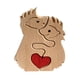 thumbnail image 1 of Padres Y Bebés Adornos De Animales De Madera Decoración De Escritorio Regalo Del Día De La Madre Scienceny HA043854-02, 1 of 6
