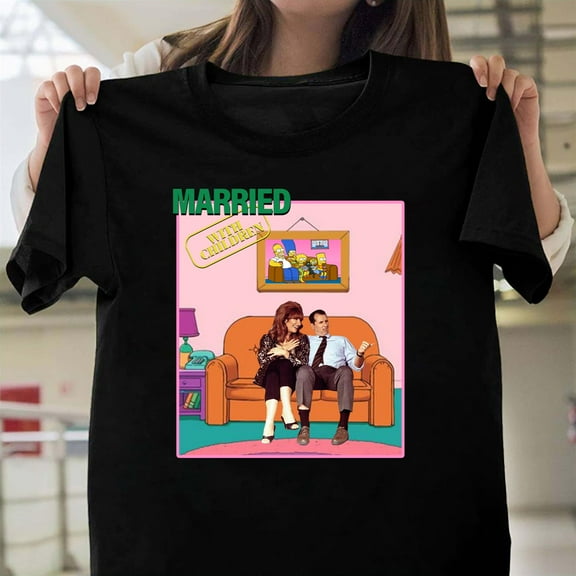 Retro Married With Children 90s TV Show Al Bundy Unisex T-Shirt, No Ma'am Fan V50418, Up to Size 5XL