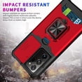 thumbnail image 4 of LAICAIW Compatible for Samsung Galaxy Note 20 Ultra Phone Case with Screen Protector Card Holder Stand Kickstand Heavy Duty Shockproof Hybrid Rugged Drop Protective Cover for Women Girls 6.9 inch Re, 4 of 6